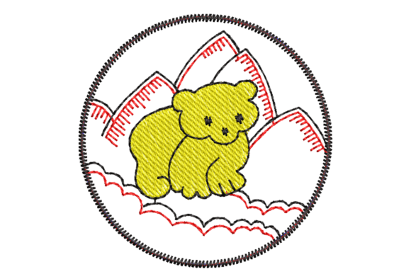 Bear on Clouds Embroidery Design: A Boutique Review
