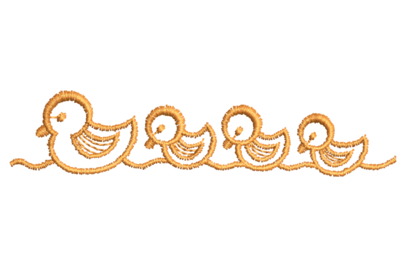 Cute Ducklings Embroidery Design: Apparel Review