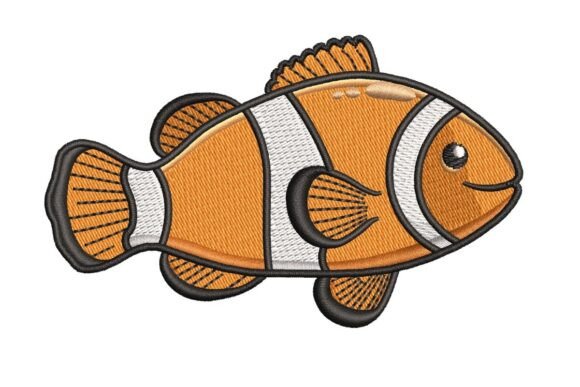 Friendly Clownfish Embroidery: A Designer's Review