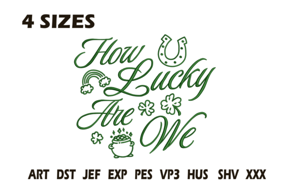 How Lucky Are We Embroidery: A Designer Review