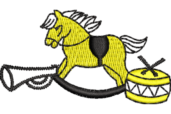 Rocking Horse & Baby Toys Embroidery Review